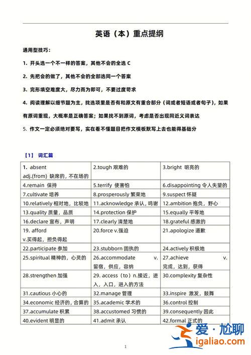 成人高考專升本英語單詞，陜西普通專升本考試英語考試的單詞范圍(不是成人，不是自考)？