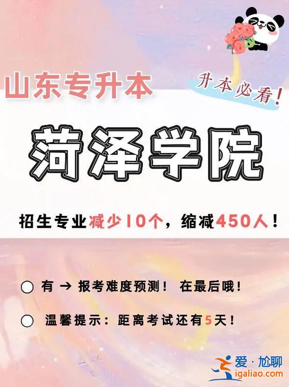 菏澤專升本？菏澤學院專升本自薦報名怎么報？