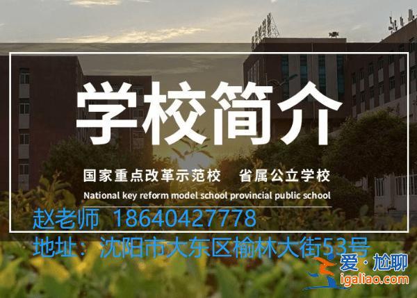 沈陽哪個中職是以升學為主(沈陽中專學校)？