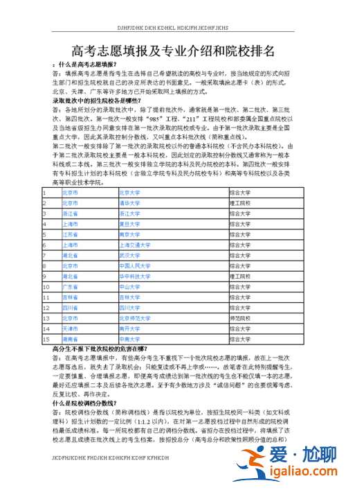 浙江高考升學規劃要求高嗎(浙江考生高考填報志愿技巧詳解)？
