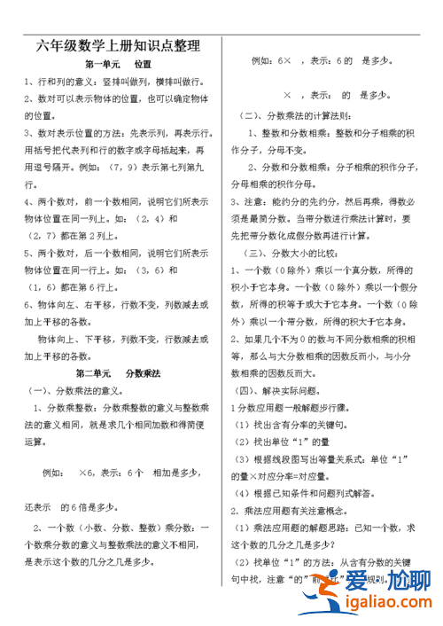 六年級升學必考的有哪些？六年級課外必考知識點？