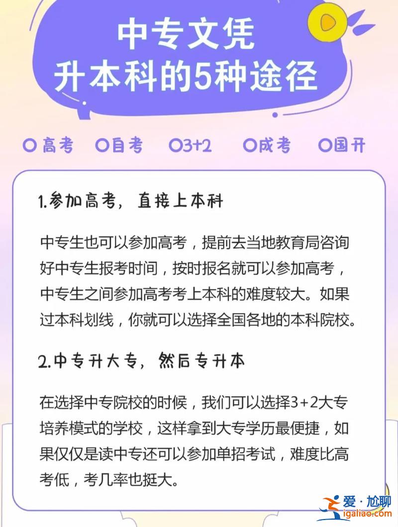 河北中專怎么提升學歷的，河北中專升大專需要什么條件？