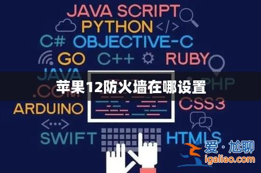 蘋果12防火墻在哪設(shè)置？