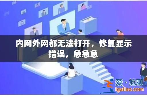 內網外網都無法打開，修復顯示錯誤，急急急？