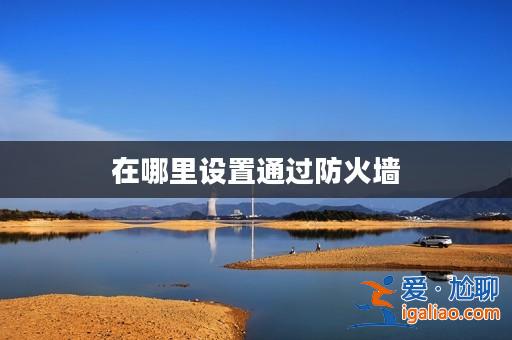 在哪里設(shè)置通過防火墻？