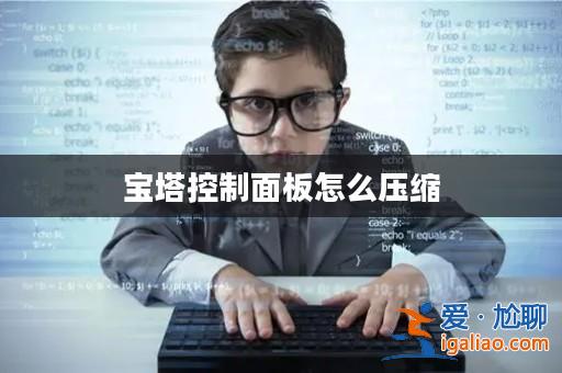 寶塔控制面板怎么壓縮？