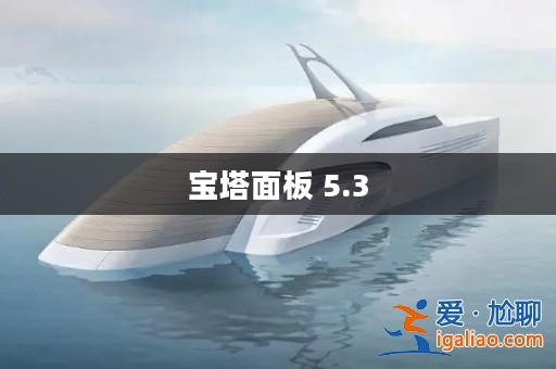 寶塔面板 5.3？