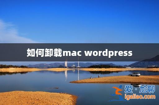 如何卸載mac wordpress？