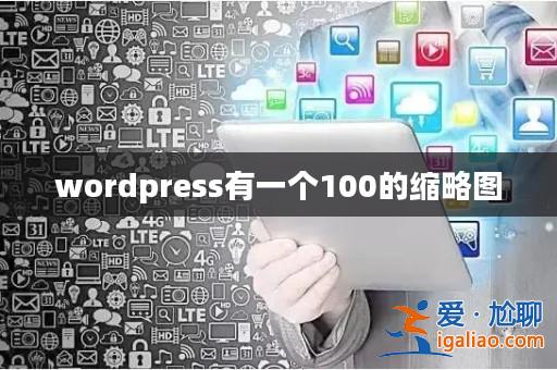 wordpress有一個100的縮略圖? wordpress有一個100的縮略圖?