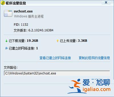 Win10系統(tǒng)的Svchost.exe為什么那么占網(wǎng)速?? Win10系統(tǒng)的Svchost.exe為什么那么占網(wǎng)速??