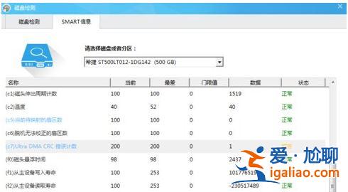win7檢測(cè)硬盤(pán)提示如何解決ultradmacrc錯(cuò)誤計(jì)數(shù)? win7檢測(cè)硬盤(pán)提示如何解決ultradmacrc錯(cuò)誤計(jì)數(shù)?